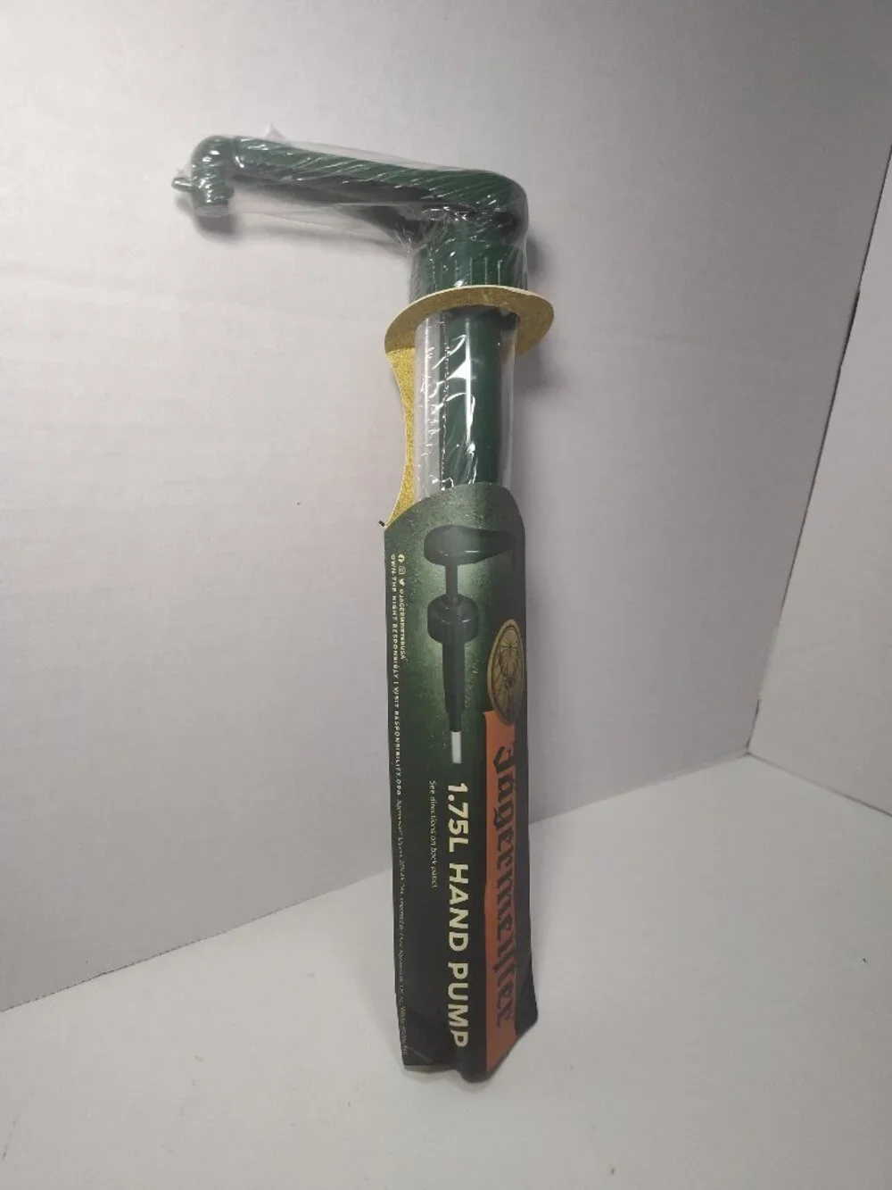 Jagermeister 1.75L Bottle Hand Pump Liquor Dispenser Green New Sealed